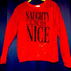 Fuzzy Christmas sweatshirt